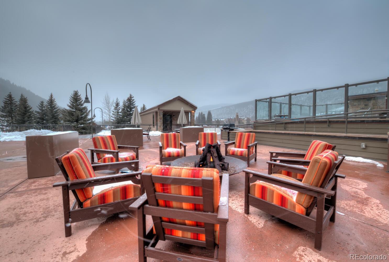 1211 West Keystone Road, Unit 2738 Keystone, CO 80435 - Photo 19 of 23 a view of a patio with swimming pool
