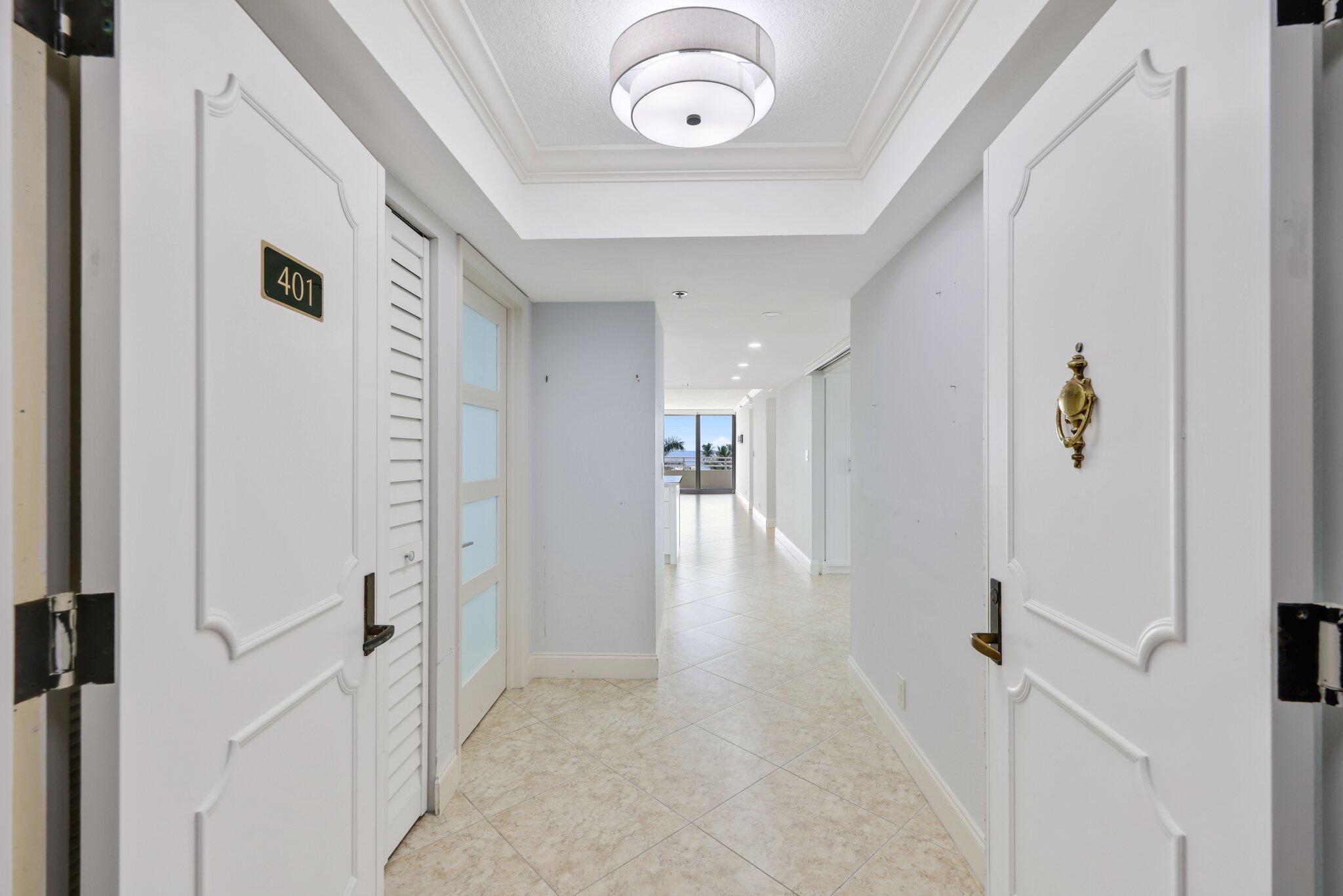 3450 South Ocean Boulevard, Unit 401 Highland Beach, FL 33487 - Photo 15 of 57 ENTRY