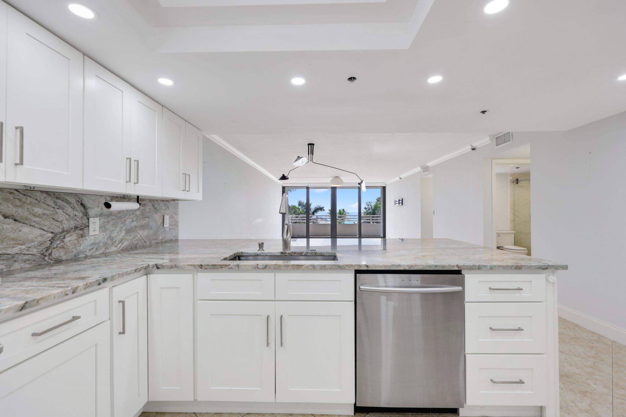 3450 South Ocean Boulevard, Unit 401 Highland Beach, FL 33487 - Photo 17 of 57 KITCHEN