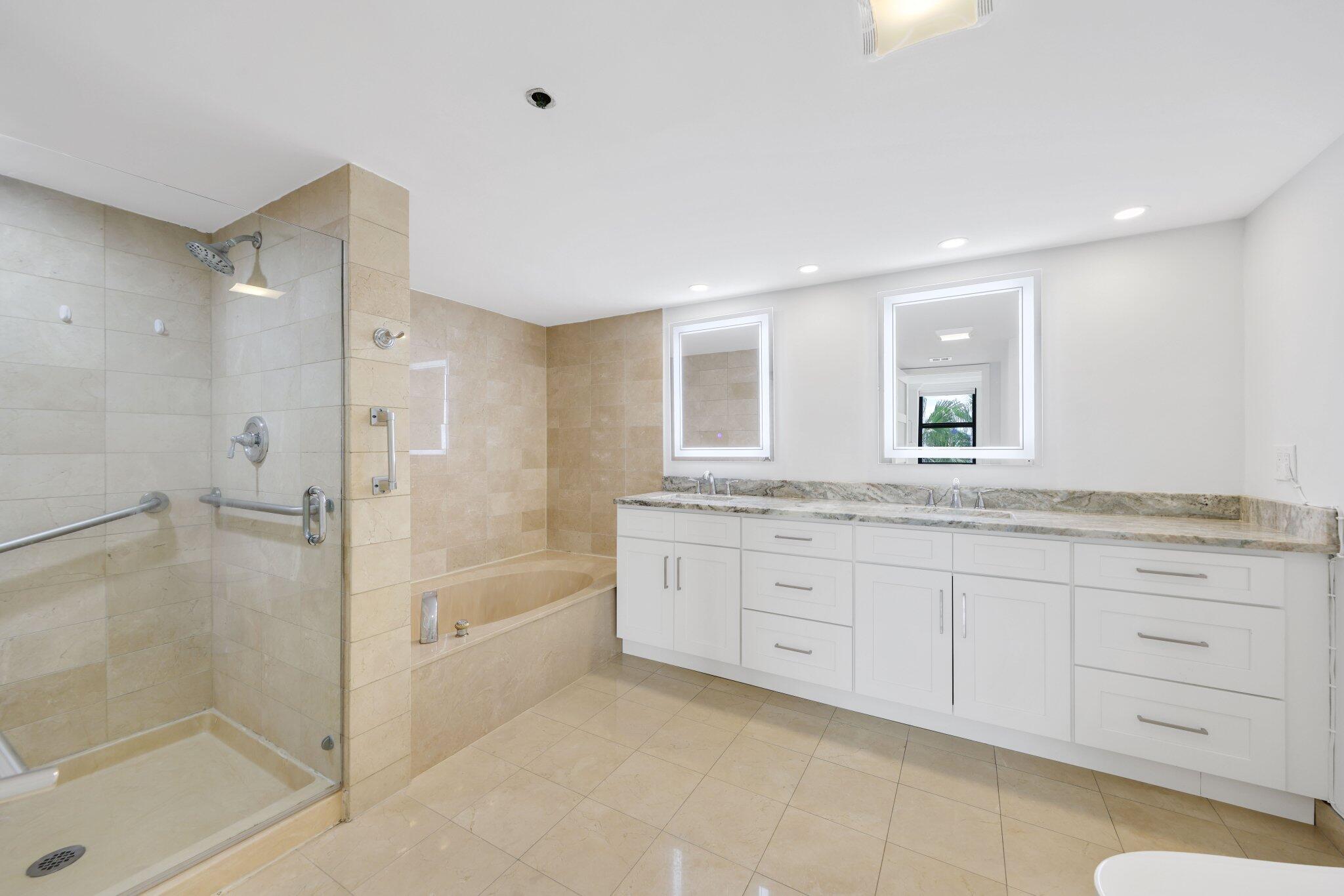 3450 South Ocean Boulevard, Unit 401 Highland Beach, FL 33487 - Photo 28 of 57 PRIMARY BATHROOM