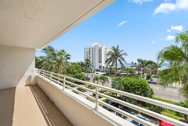$995,000 | 3450 South Ocean Boulevard, Unit 401, Highland Beach, FL 33487
