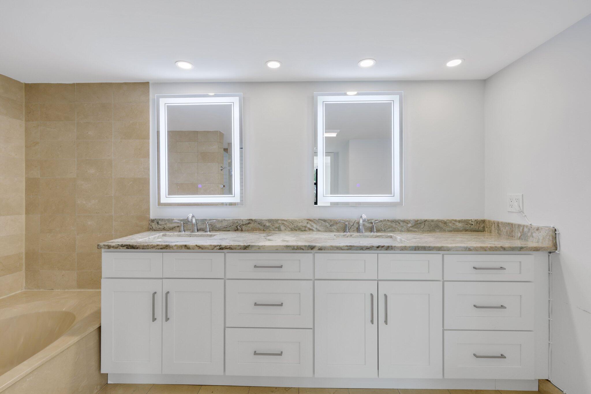 3450 South Ocean Boulevard, Unit 401 Highland Beach, FL 33487 - Photo 53 of 57 PRIMARY BATHROOM