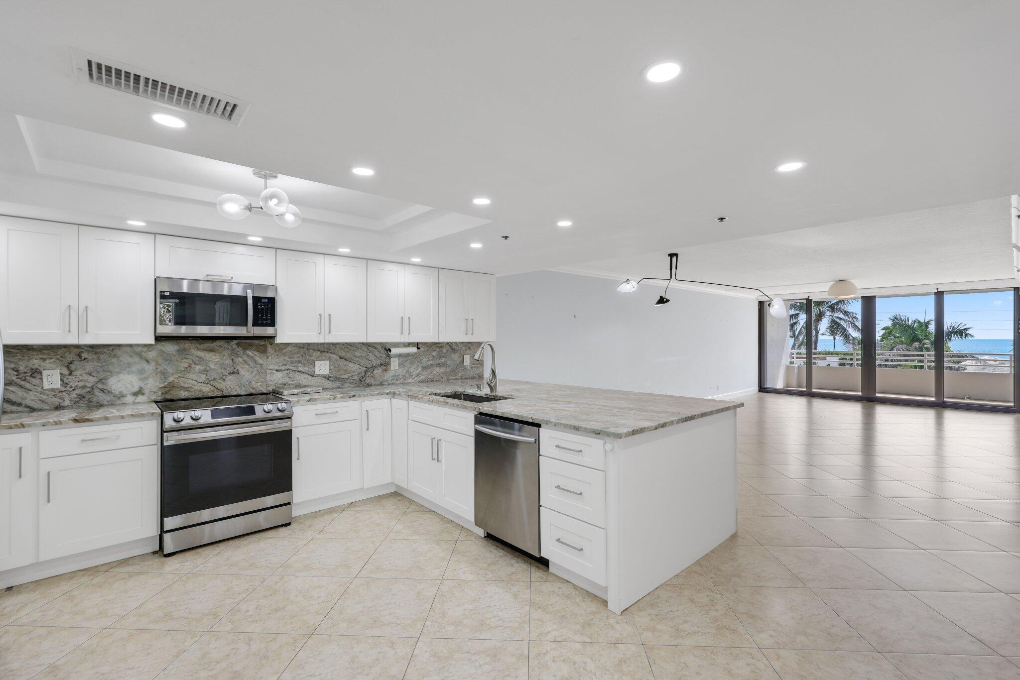 3450 South Ocean Boulevard, Unit 401 Highland Beach, FL 33487 - Photo 8 of 57 KITCHEN