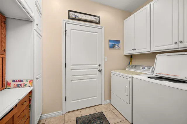 a room with storage and utility