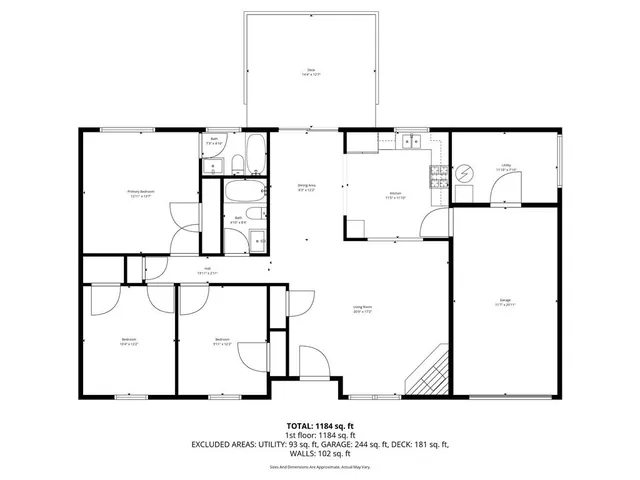 a picture of a floor plan