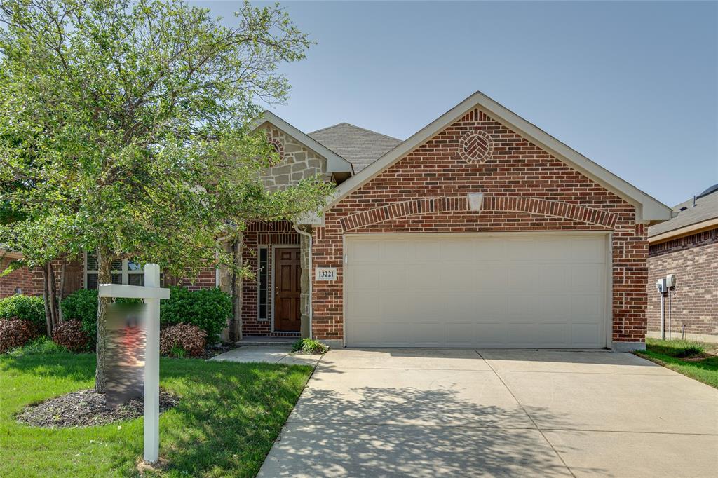 13221 Larks View Point Fort Worth, TX 76244 - Photo 1 of 1 front view of a house with a yard