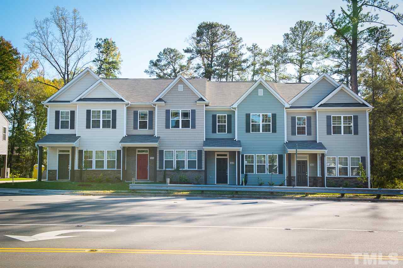 front view of a brick house