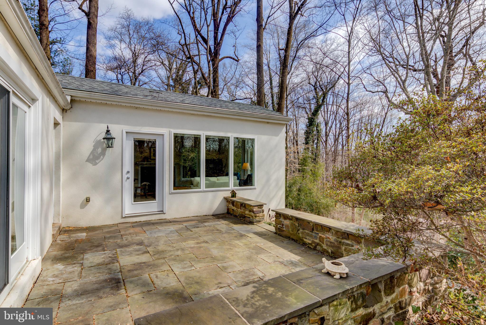 349 Oak Terrace Wayne, PA 19087 - Photo 22 of 28 Rear Flagstone Terrace