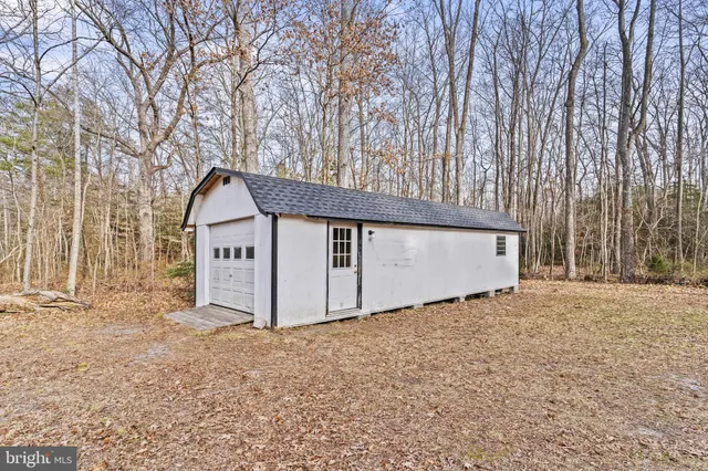 a view of a storage room