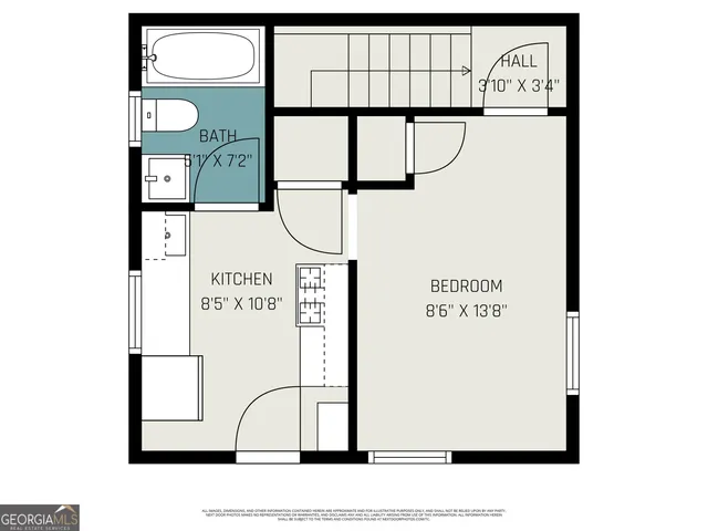 a picture of a bench in a picture