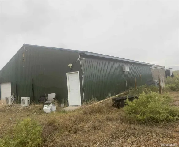 a view of a wooden door