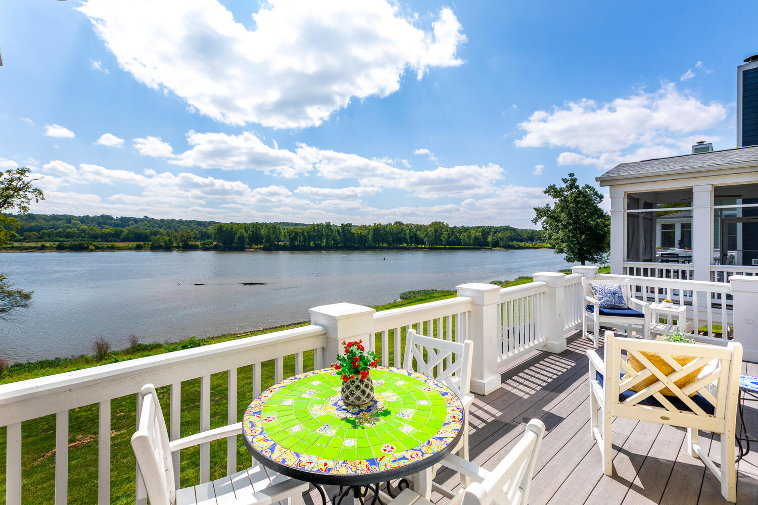 5 Windward Way Ottawa, IL 61350 - Photo 31 of 50 a view of a chair and tables on the terrace