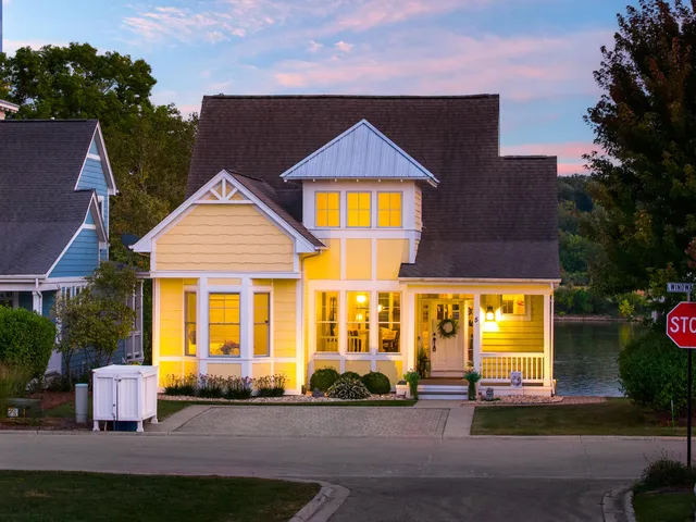a front view of house with yard