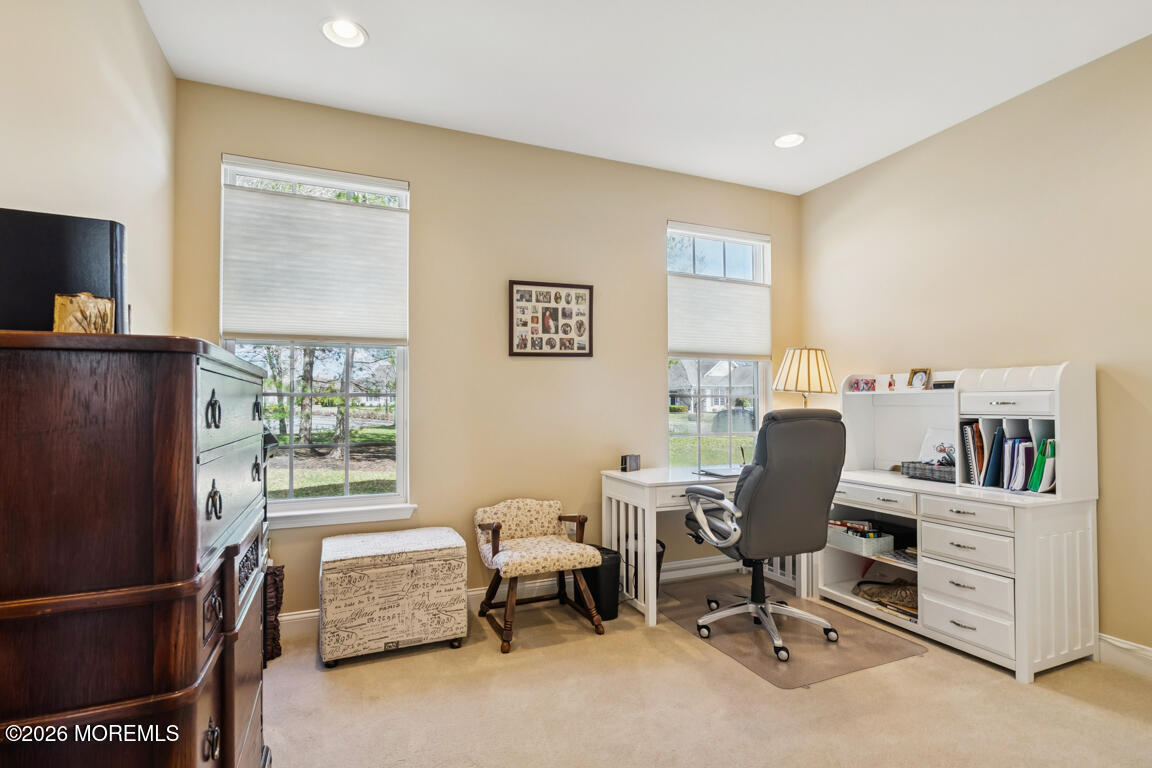 101 Nottingham Way Jackson, NJ 08527 - Photo 19 of 31 a view of a workspace with furniture and a window