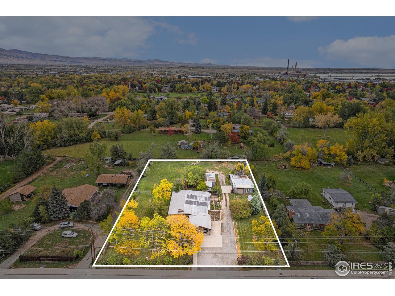 6137 Baseline Road Boulder, CO 80303 - Photo 28 of 40 aerial view of a house with a swimming pool