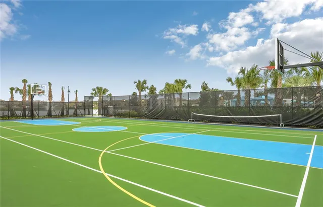 a view of a tennis court