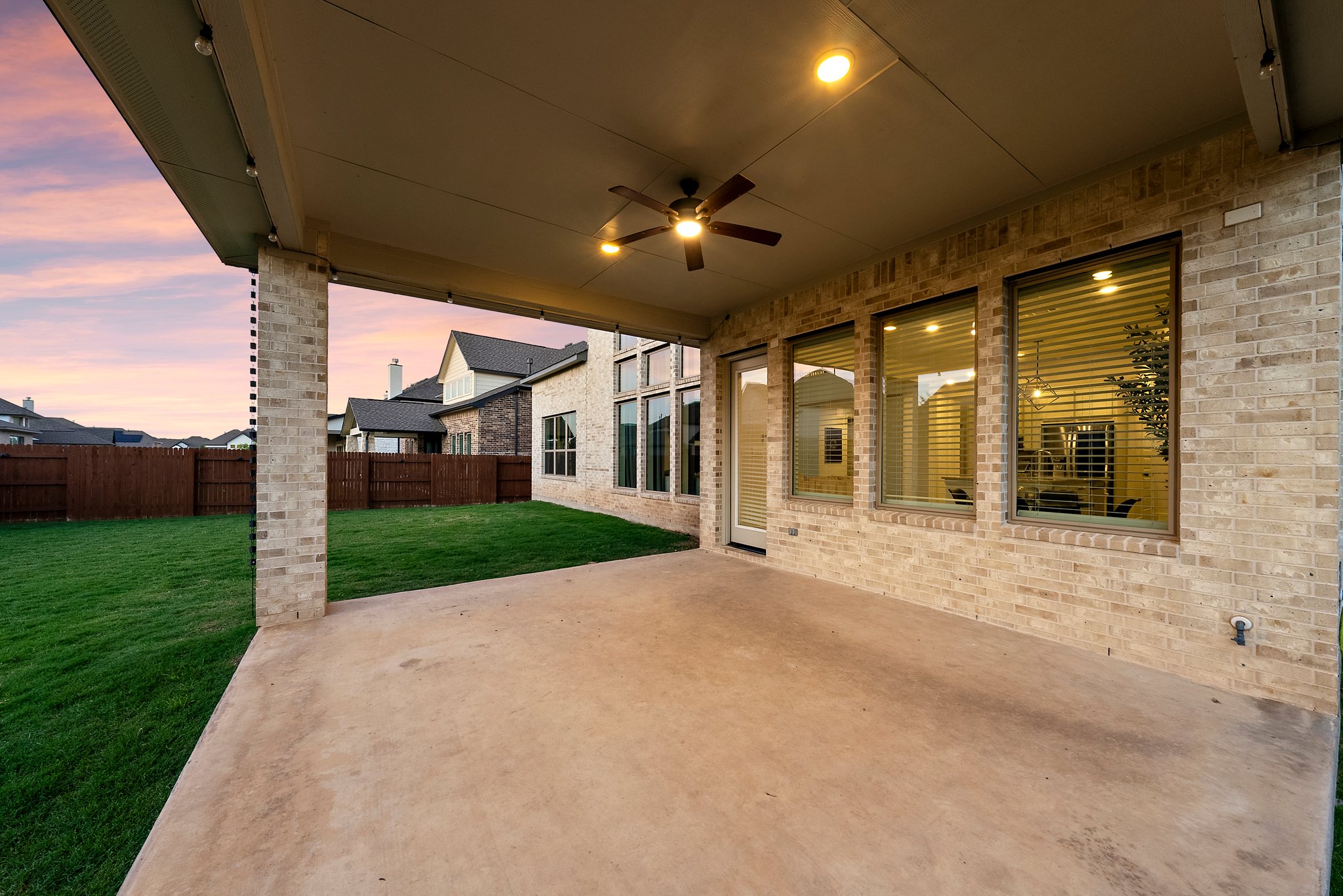 124 Low River Lane Georgetown, TX 78628 - Photo 37 of 39 a view of a porch with a garden