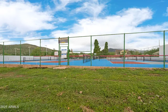 a view of yard with swimming pool
