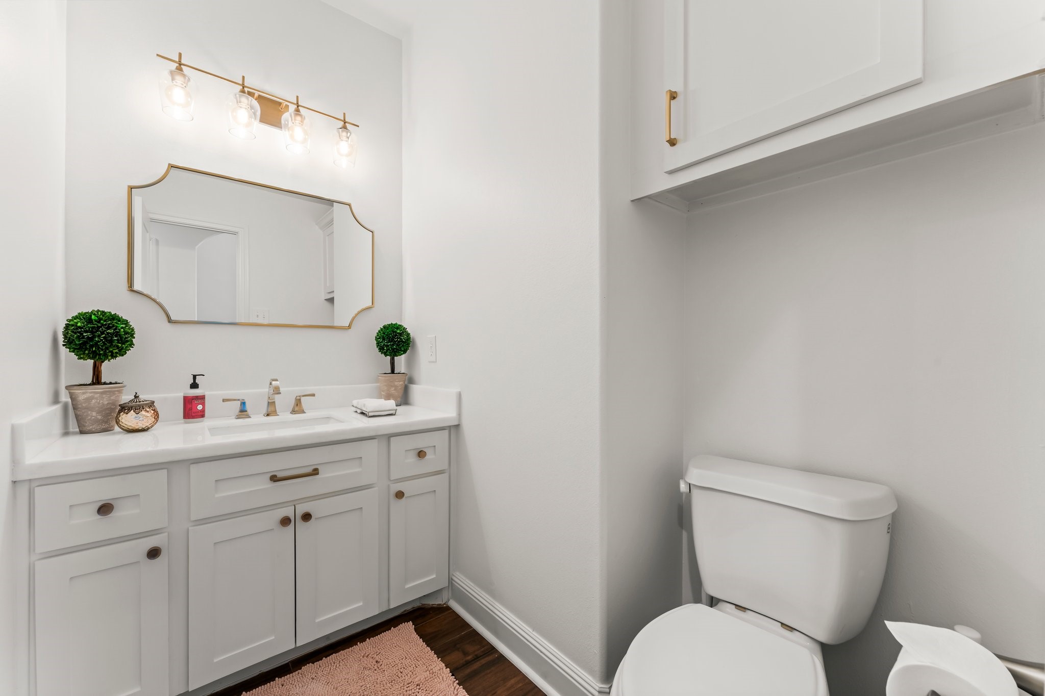 3126 Burton Ridge Drive Spring, TX 77386 - Photo 20 of 41 a bathroom with a toilet sink and mirror