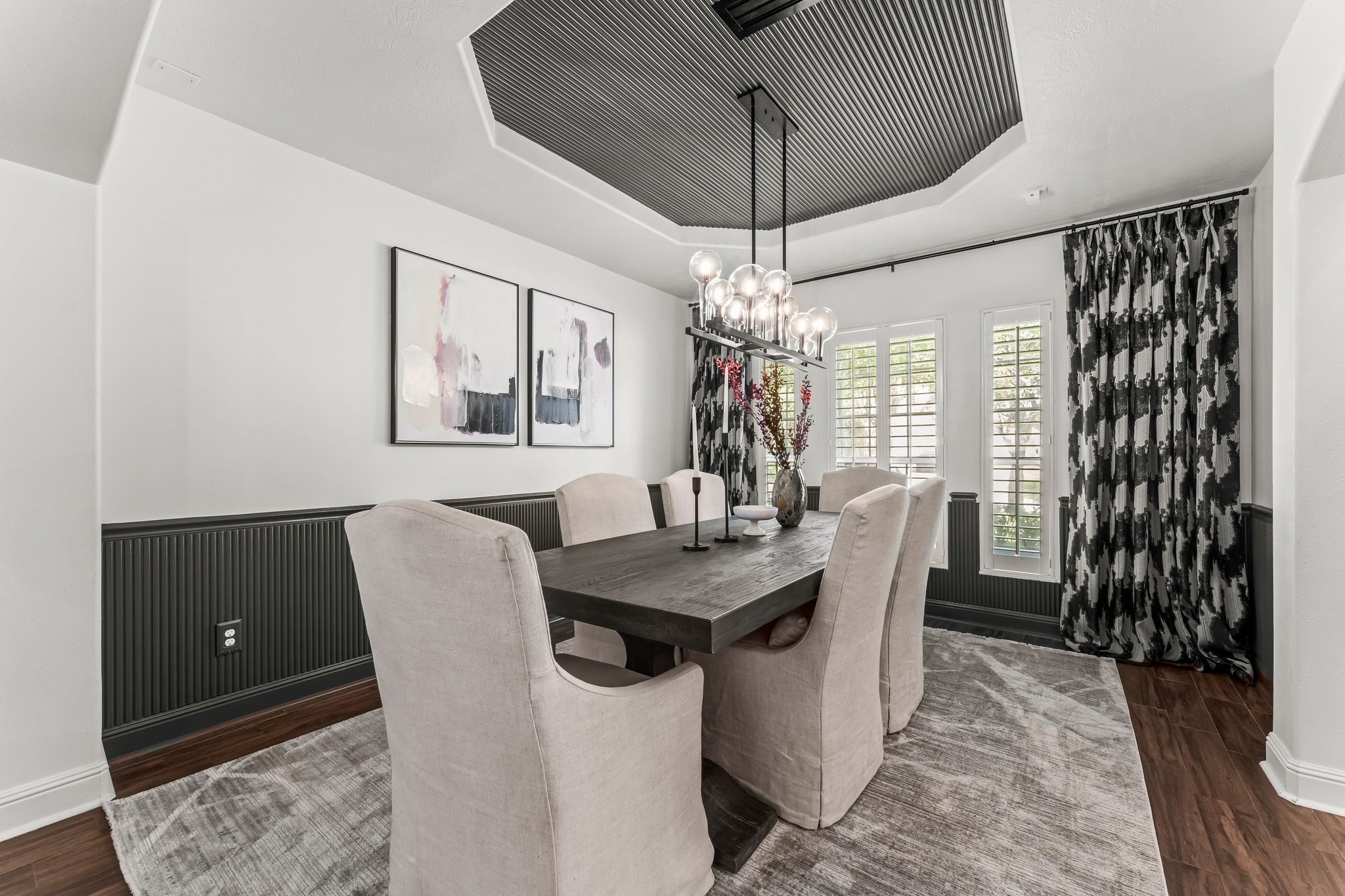 3126 Burton Ridge Drive Spring, TX 77386 - Photo 5 of 41 a dining room with furniture a chandelier and window