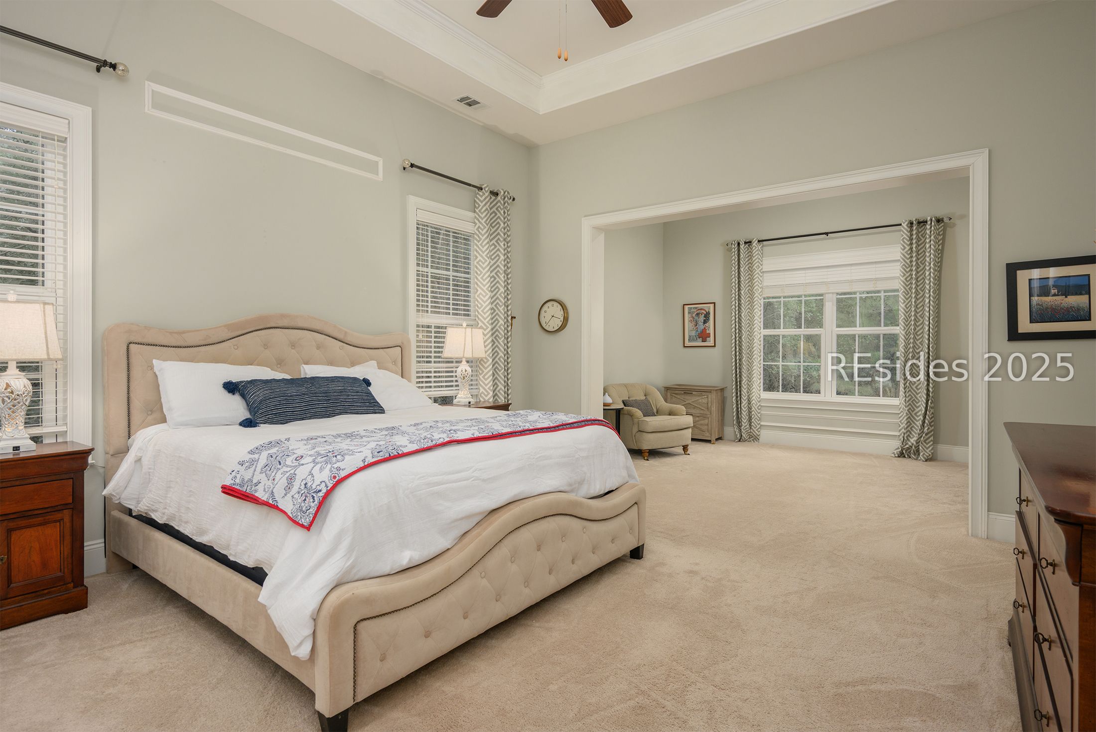 17 Cutter Circle Bluffton, SC 29909 - Photo 17 of 43 Elegant master suite & adjoining sitting room