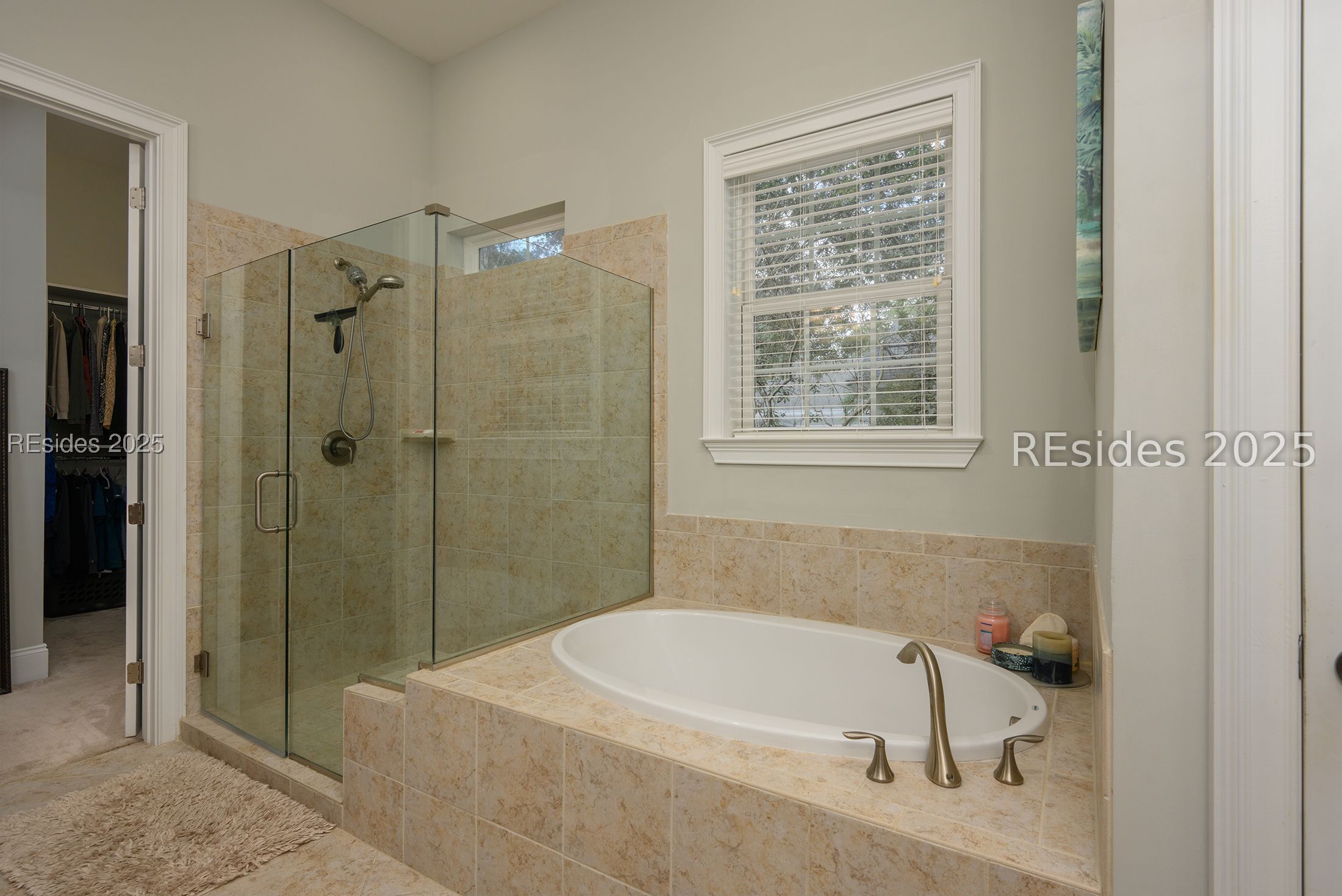 17 Cutter Circle Bluffton, SC 29909 - Photo 21 of 42 Master bath shower, soaking tub, water closet