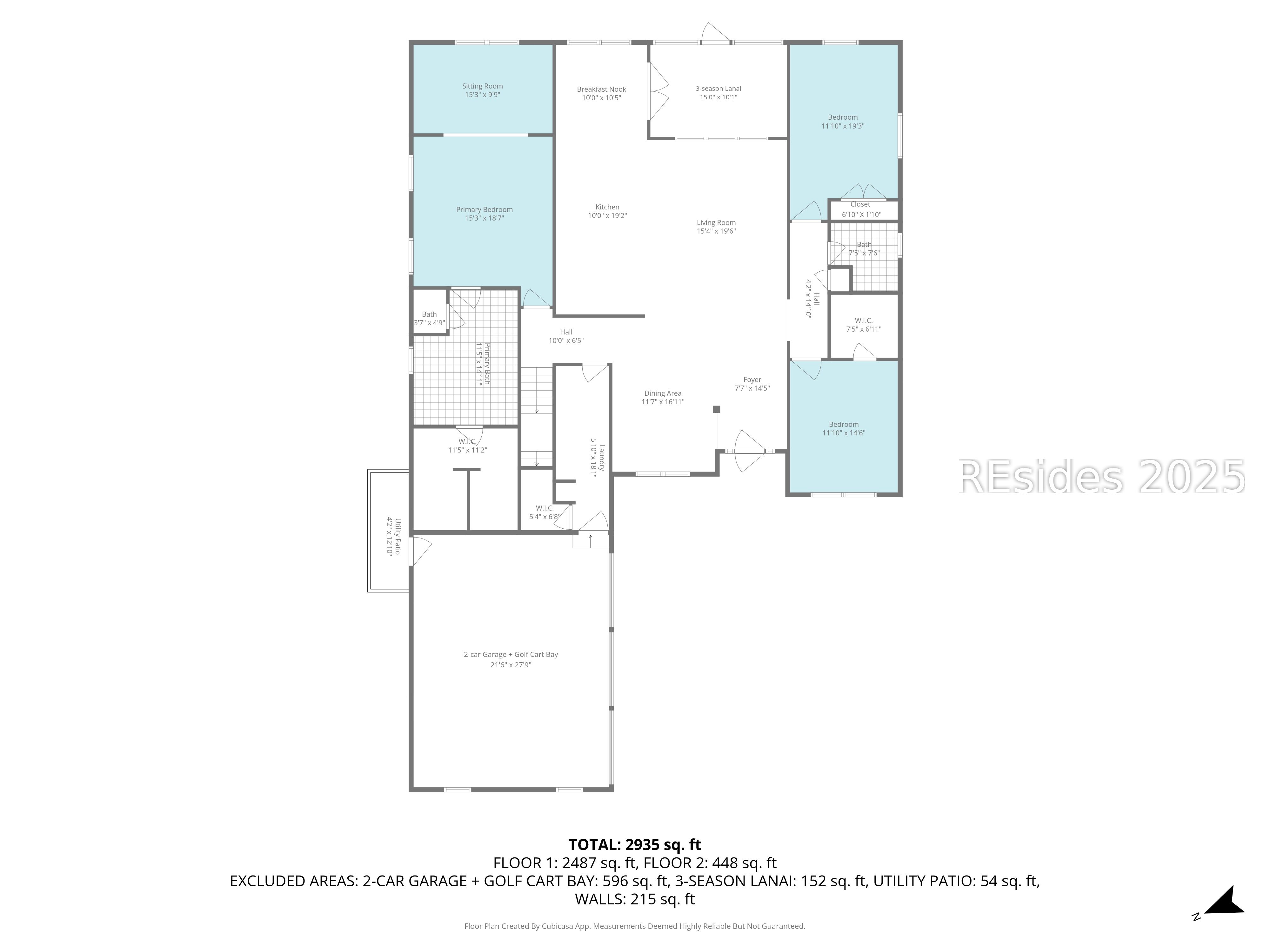 17 Cutter Circle Bluffton, SC 29909 - Photo 41 of 43 FLOOR PLAN first-story