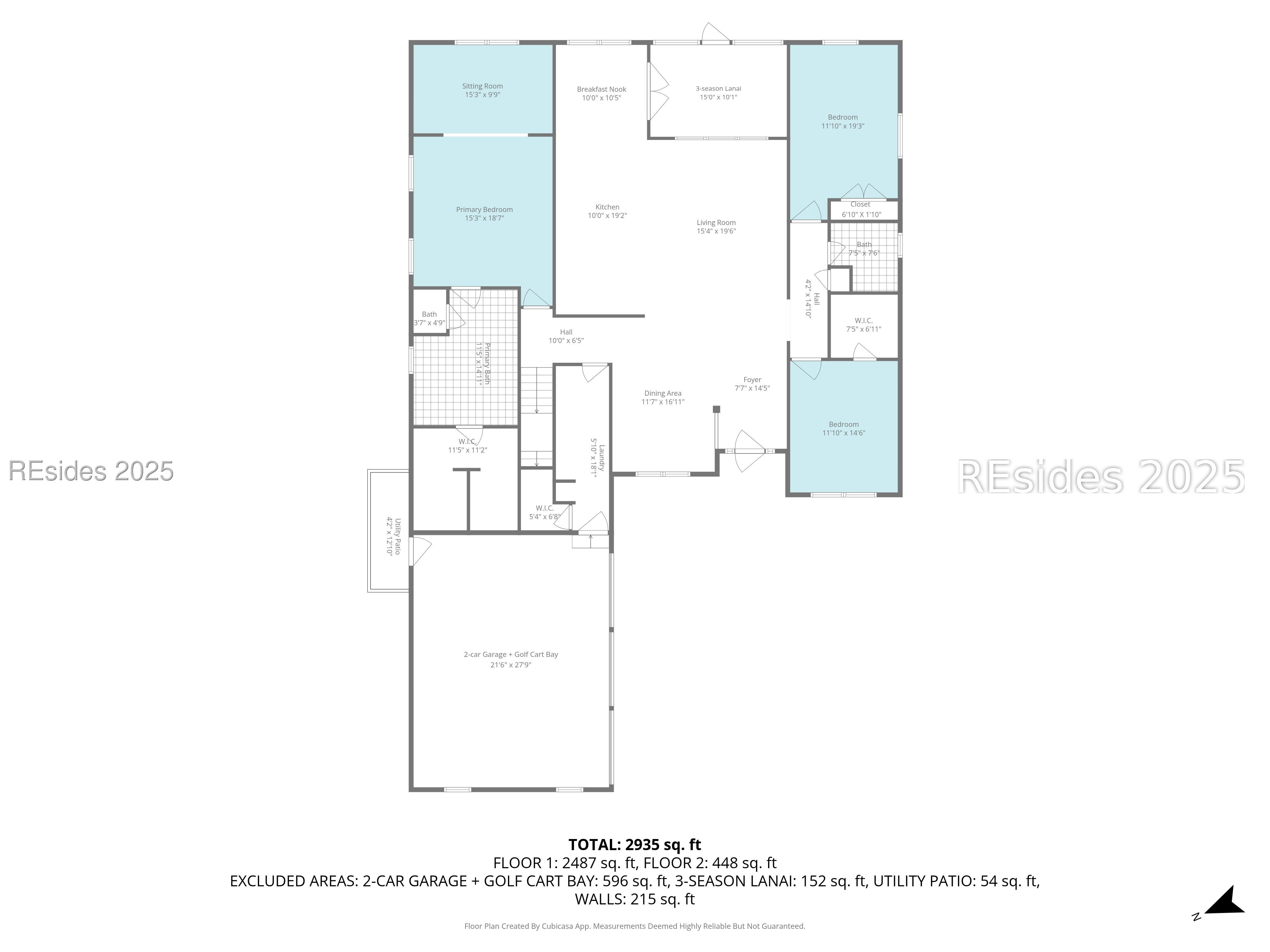 17 Cutter Circle Bluffton, SC 29909 - Photo 41 of 42 First-story floor plan