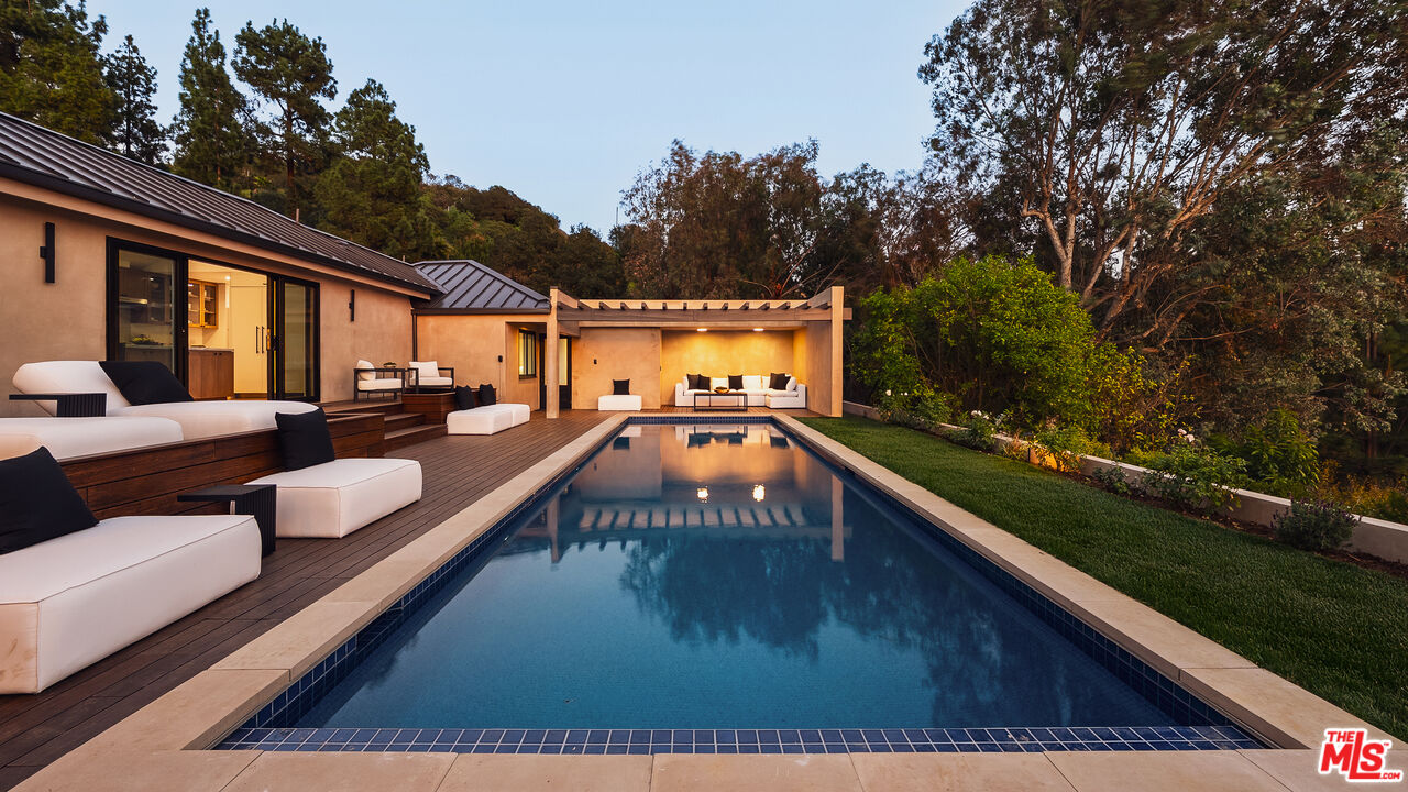 13146 Rivers Road Los Angeles, CA 90049 - Photo 35 of 42 swimming pool view from a balcony