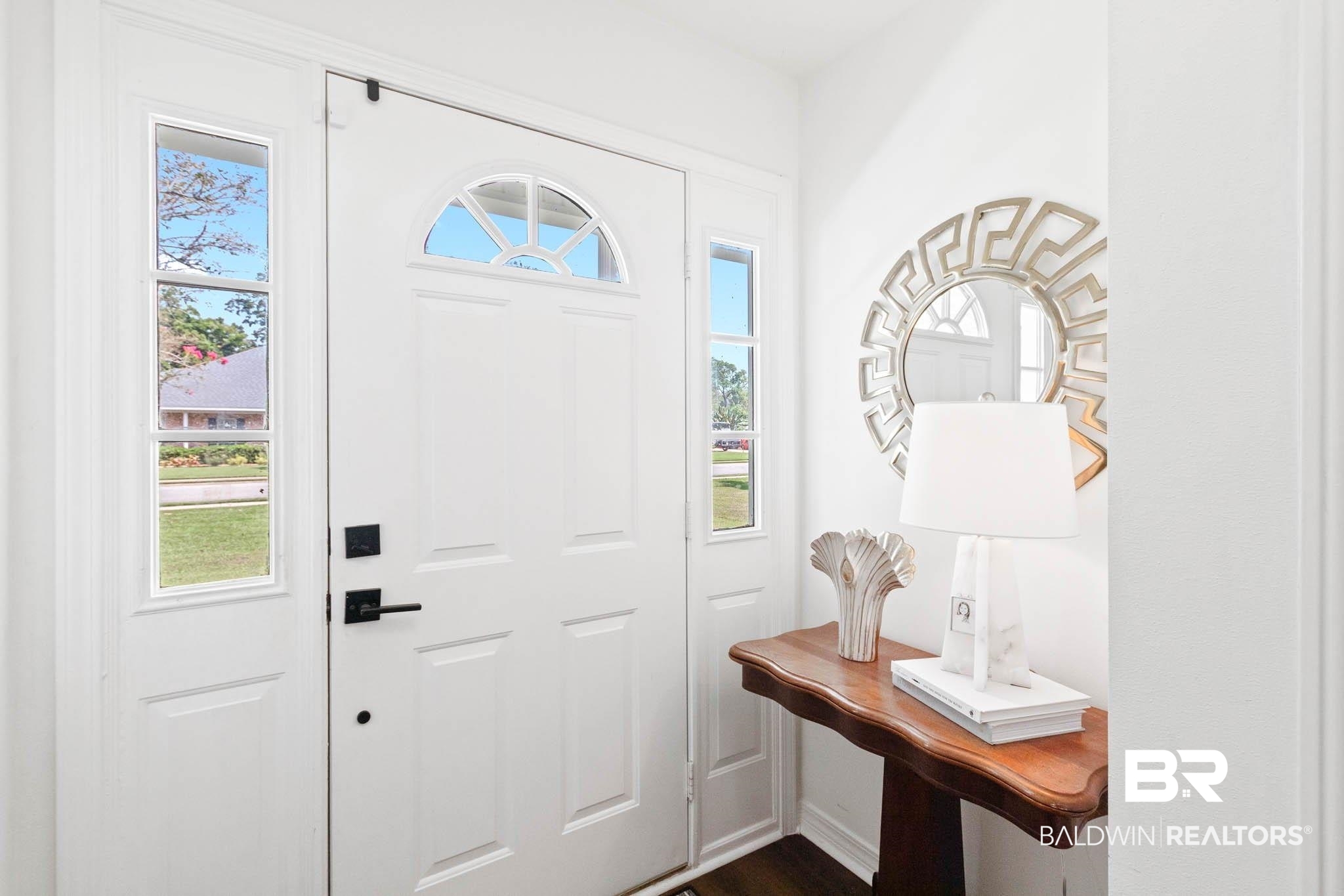 20685 Lowry Drive Fairhope, AL 36532 - Photo 7 of 48 Entryway with dark wood-style floors