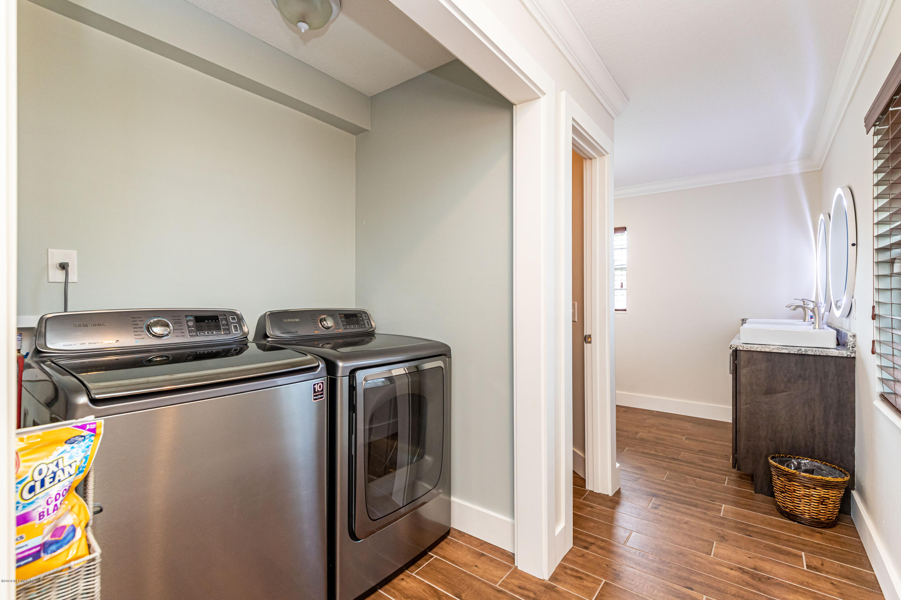 20 Amberjack Road Ponte Vedra Beach, FL 32082 - Photo 21 of 37 a view of a storage and utility room with washer and dryer