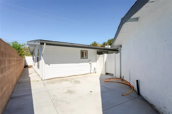 a view of outdoor space with seating area