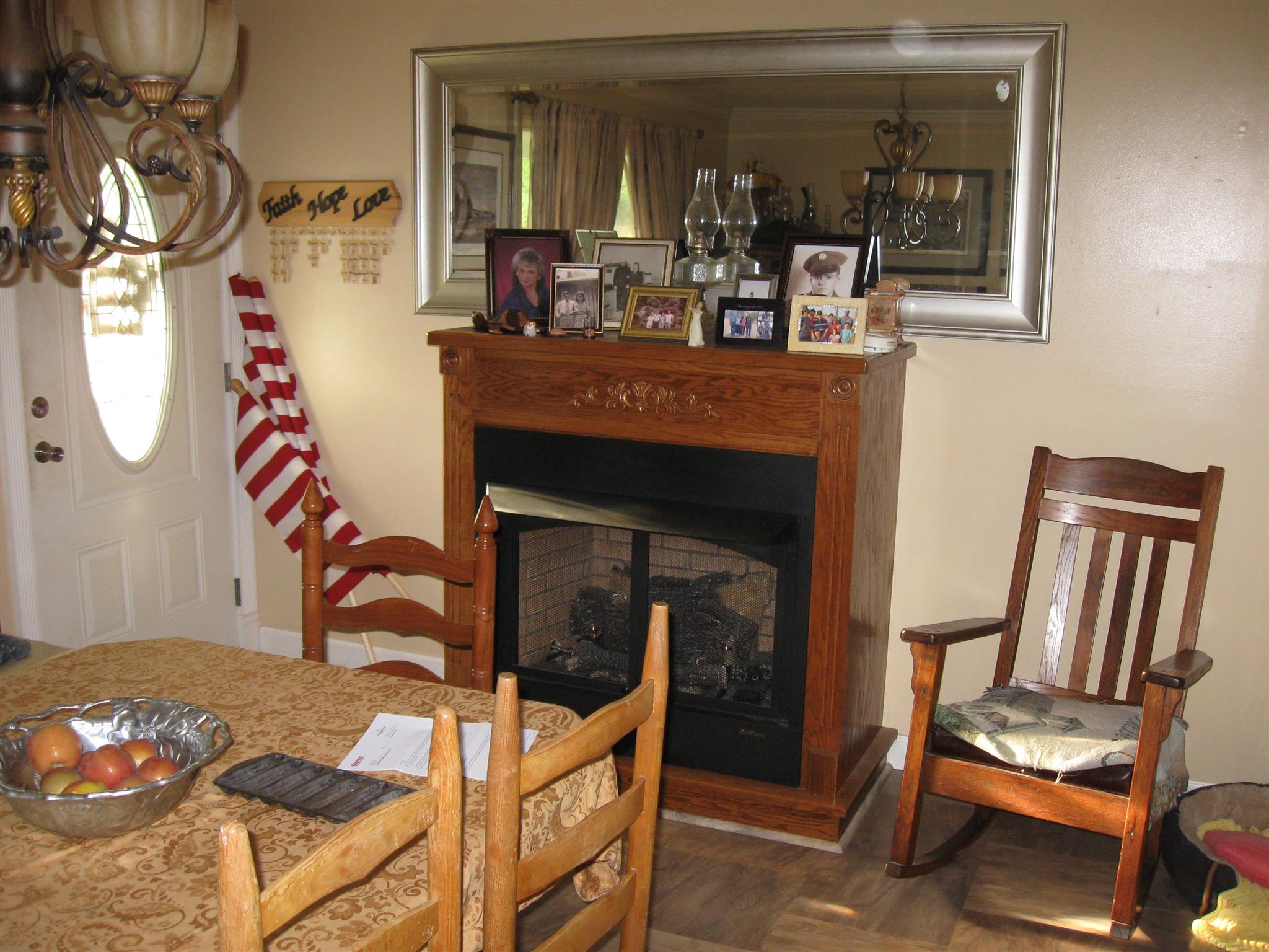 213 Black Road Dickson, TN 37055 - Photo 14 of 27 a living room with furniture and a fireplace