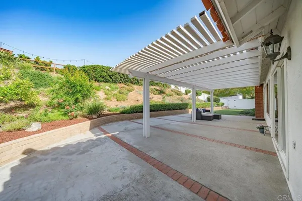 a view of a porch