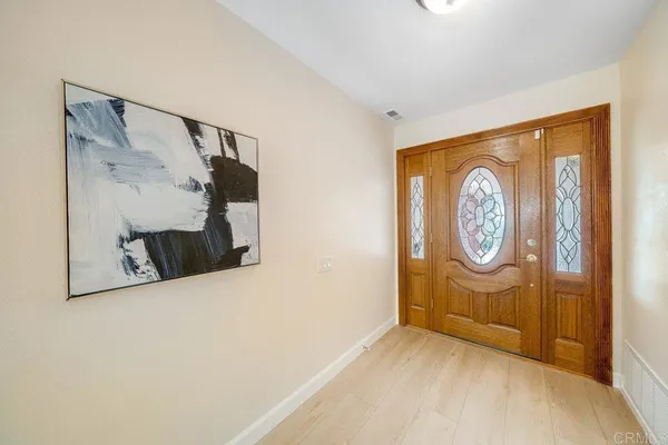 a view of a hallway with elevator