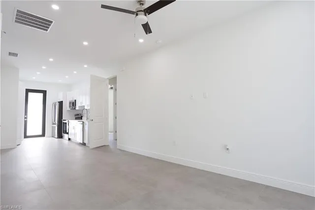 a view of an empty room