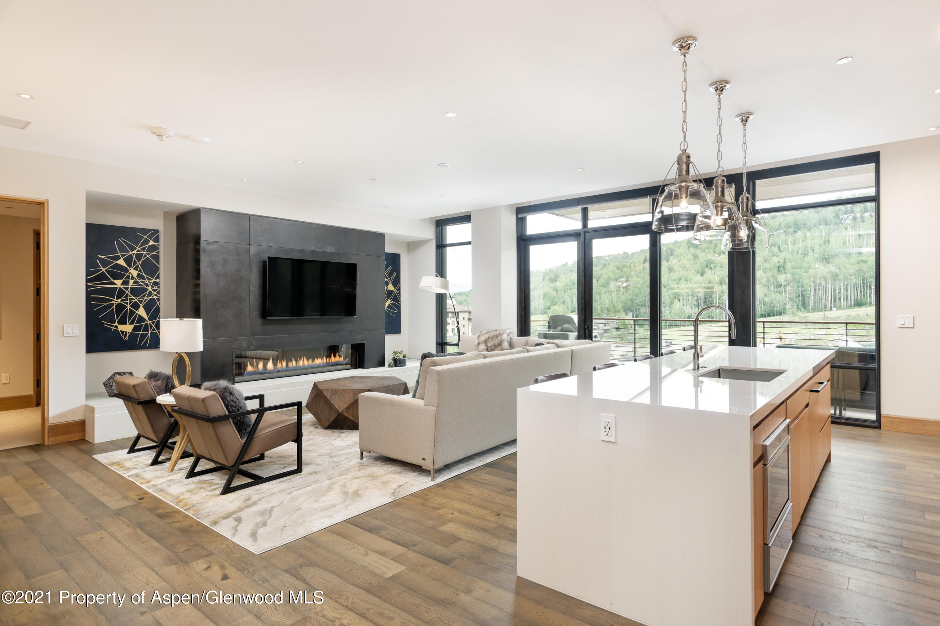 77 Wood Road, Unit 606 Snowmass Village, CO 81615 - Photo 2 of 15 Living Room-606EOneSnowmass_HiRes