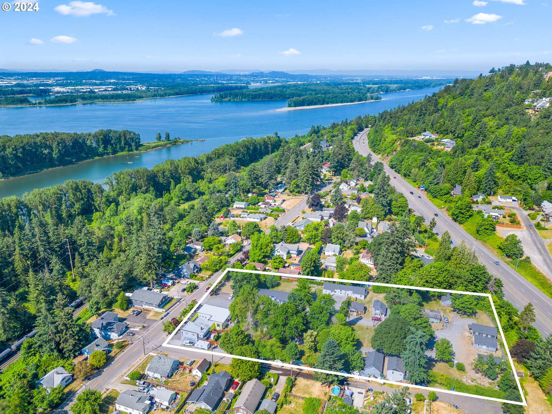 2311 Southwest 6th Avenue, Unit 6 Camas, WA 98607 - Photo 6 of 32 a view of an outdoor space and a lake view