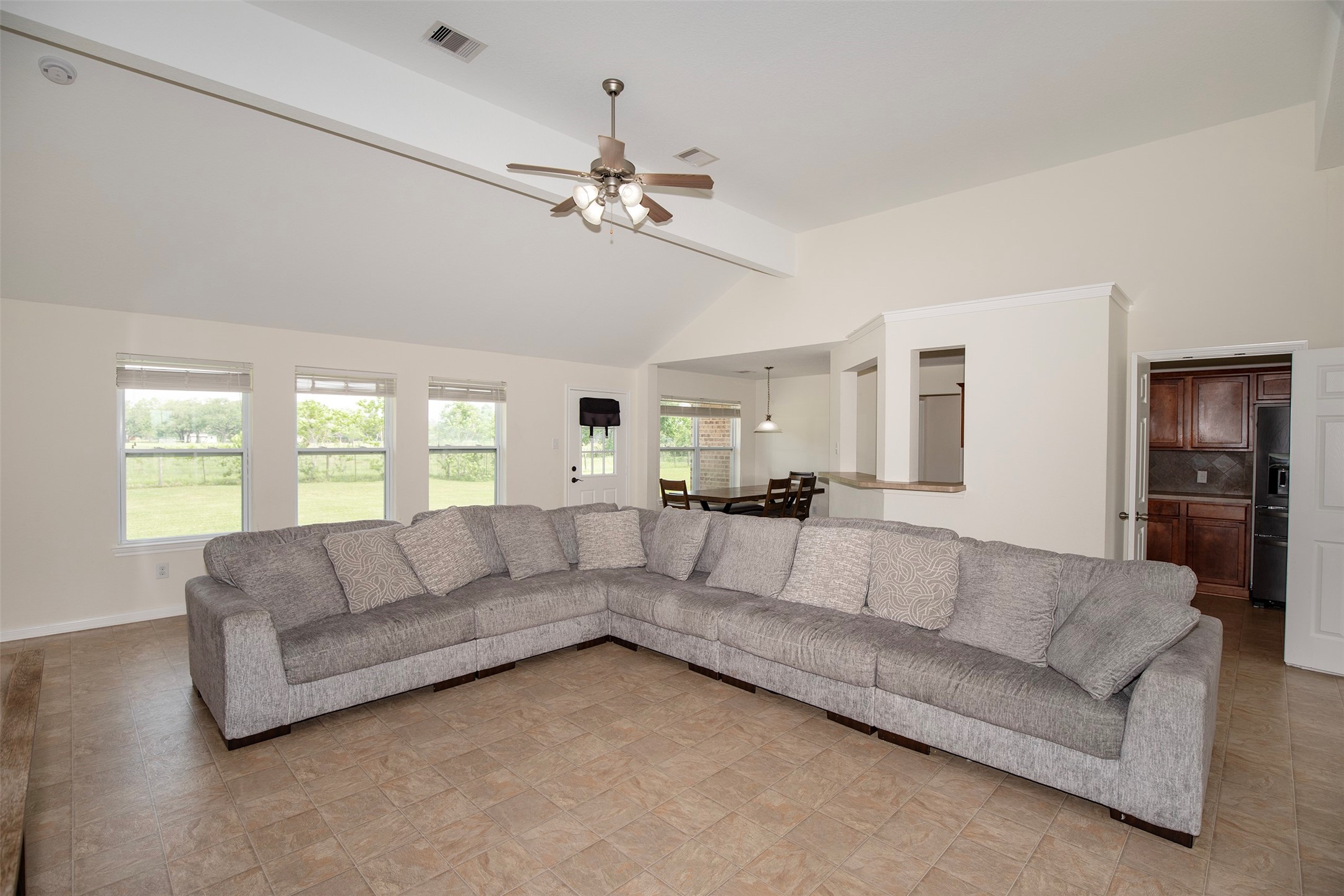 6105 Del Bello Boulevard Manvel, TX 77578 - Photo 14 of 37 a living room with furniture and a large window