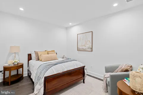 a view of storage and utility room with empty racks