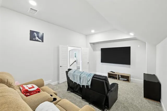 a view of a backyard with a garden