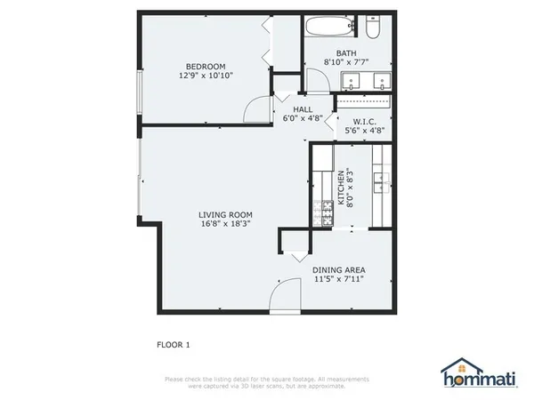 $1,580 | 204 East Bailey Road, Unit D, Naperville, IL 60565