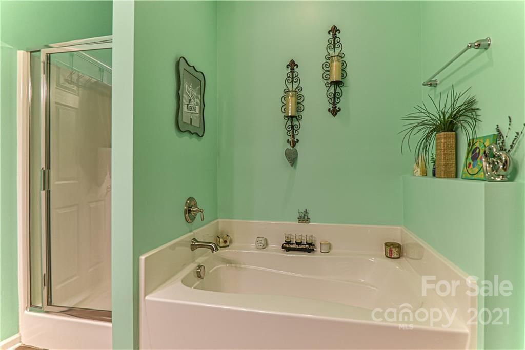 74 North River Road Fletcher, NC 28732 - Photo 17 of 29 a bathroom with a bathtub and shower