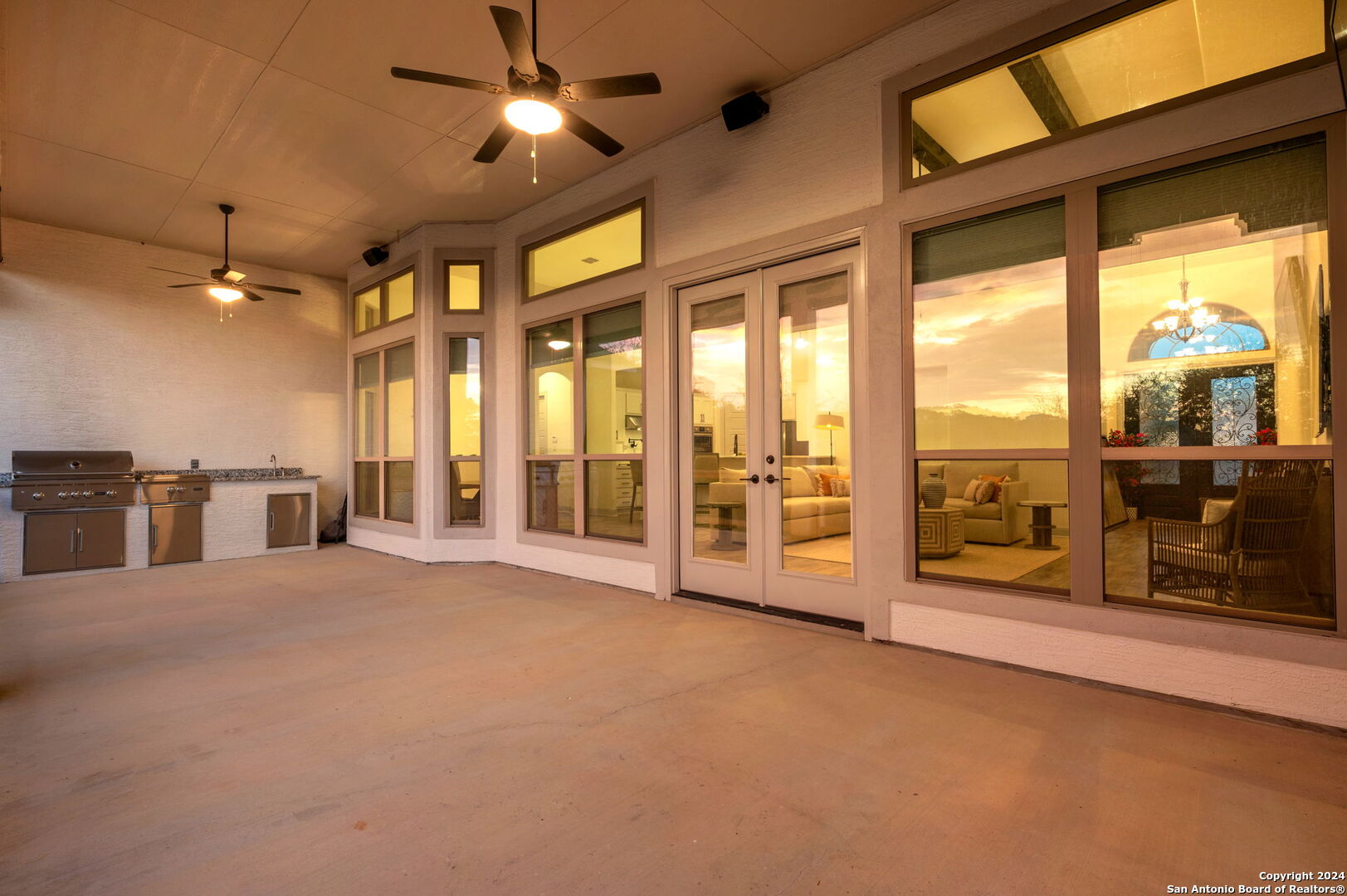 3865 Fox Trot Trail Bulverde, TX 78163 - Photo 28 of 32 a view of an empty room with a balcony