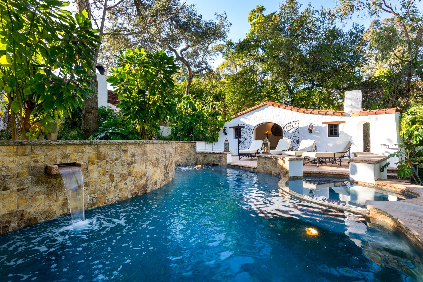 470 Hot Springs Road Montecito, CA 93108 - Photo 12 of 20 PoolAndCabana