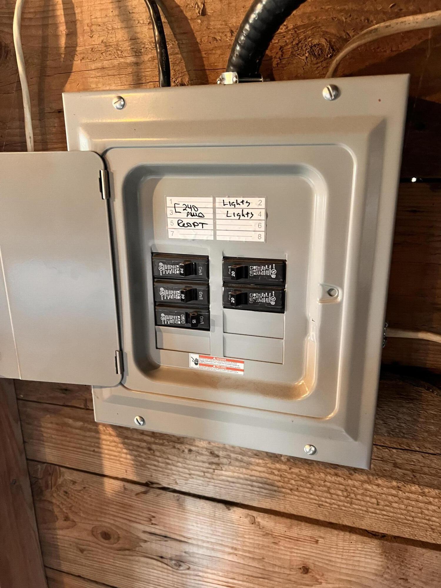 138 Reardon Road Milo, ME 04463 - Photo 64 of 123 Garage Circuit Breaker