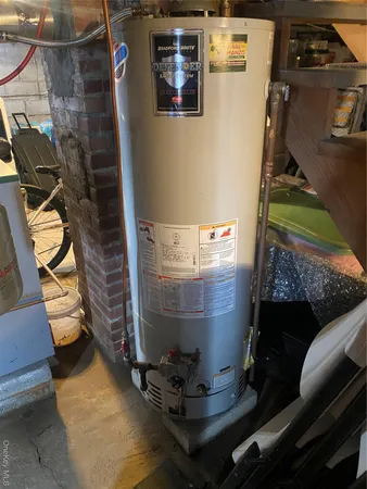 a view of water heater room