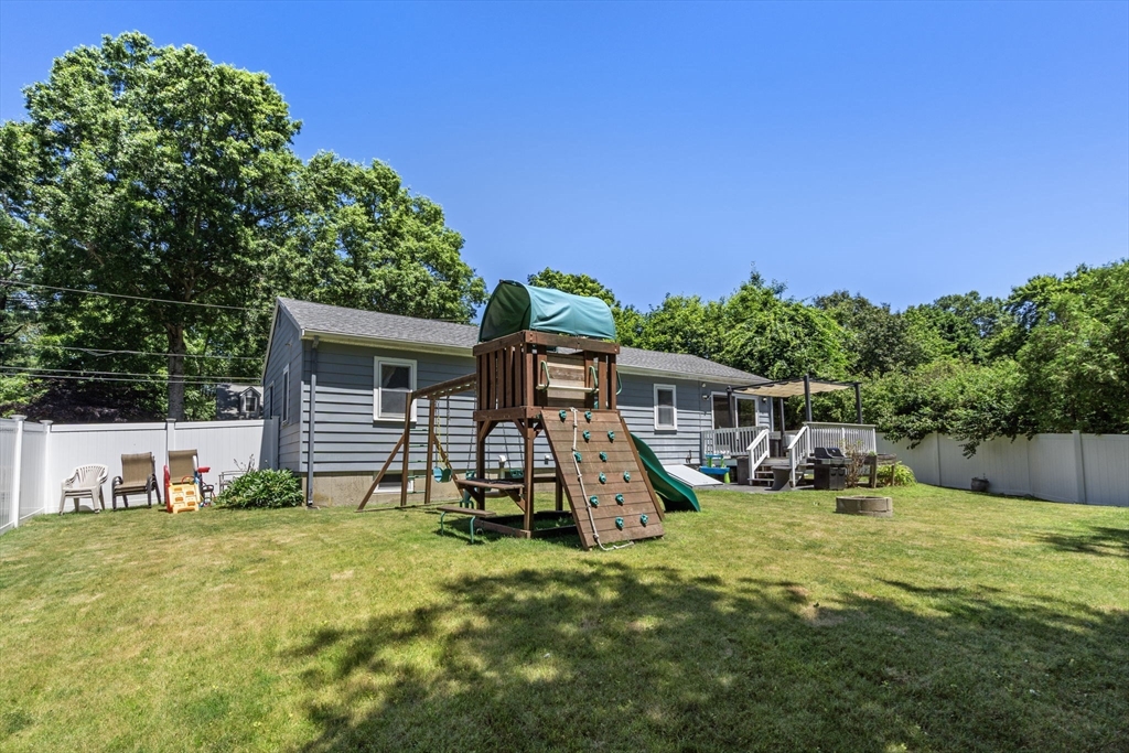 26 Miller Road Easton, MA 02356 - Photo 27 of 29 a view of a house with backyard and porch