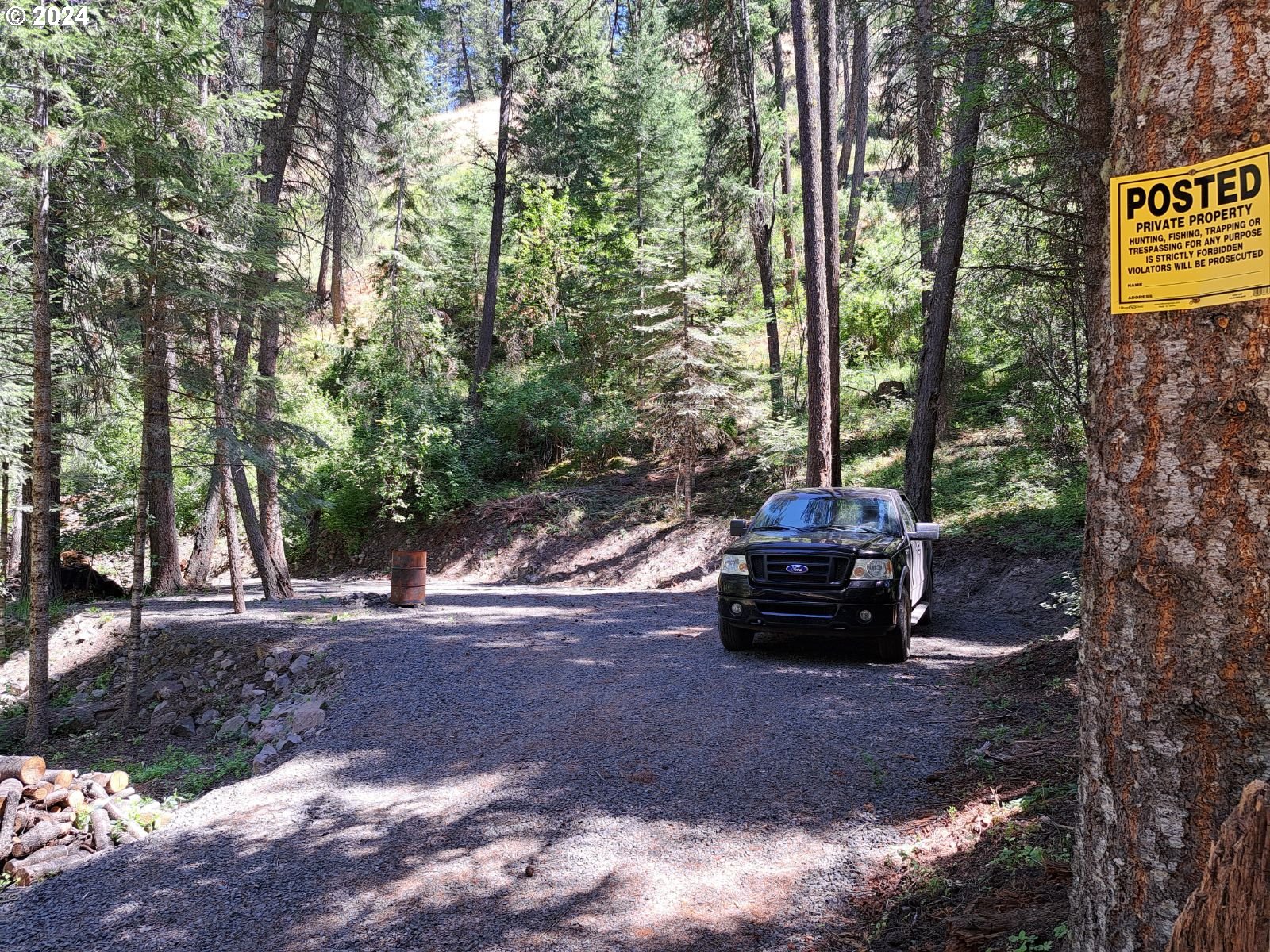 59831 River Canyon Road Imnaha, OR 97842 - Photo 5 of 9 a car parked on the side of the road