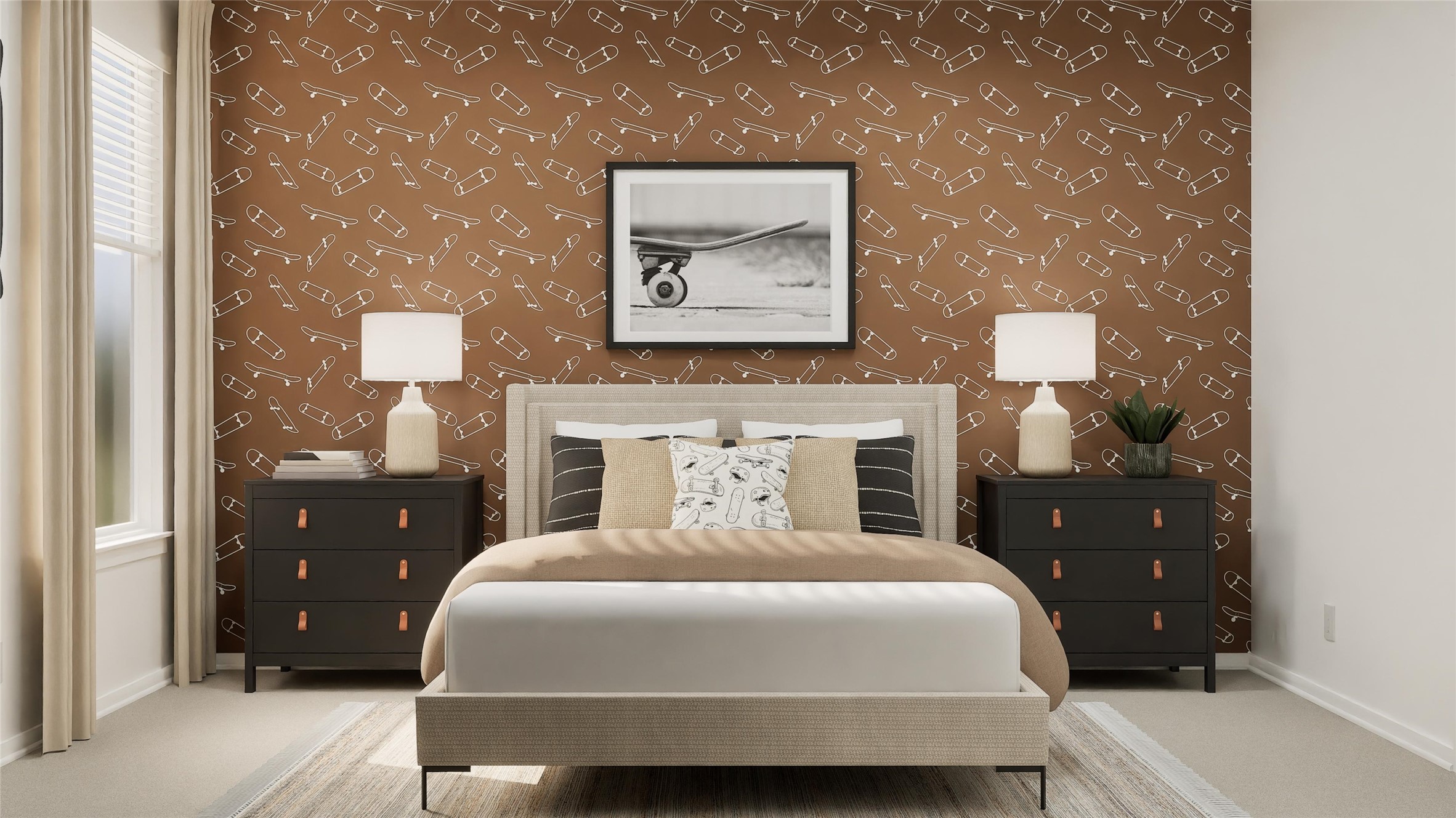 1461 King Ranch Road Salado, TX 76571 - Photo 12 of 34 a bedroom with a bed and a lamp on dresser